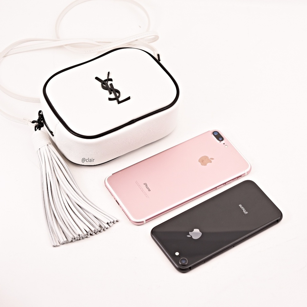 Saint Laurent Monogram Blogger Tassel Leather Bag - Picture 5 of 8